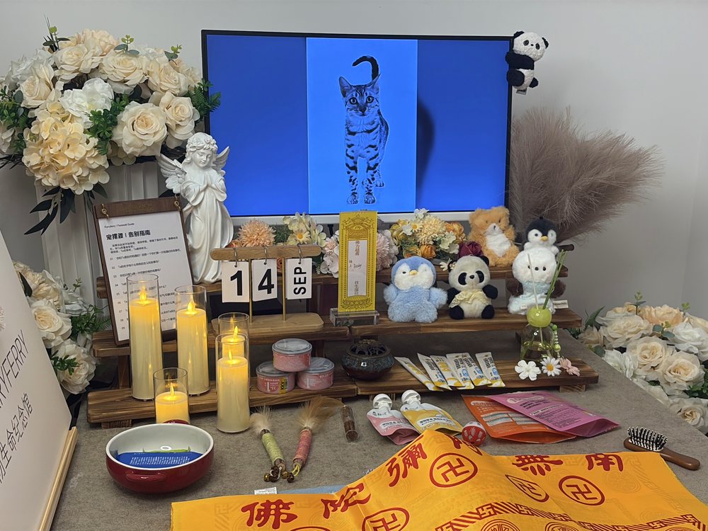 宠物骨灰交付与纪念品